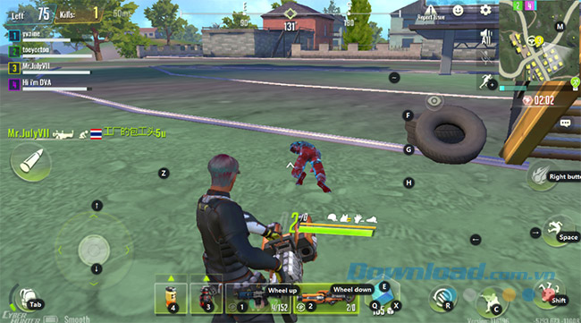 Hạ gục người chơi khác 