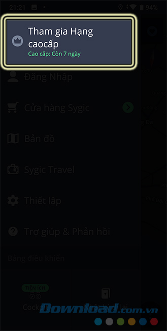 Chọn gói cao cấp