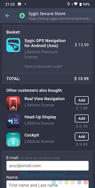 Giao diện gian hàng