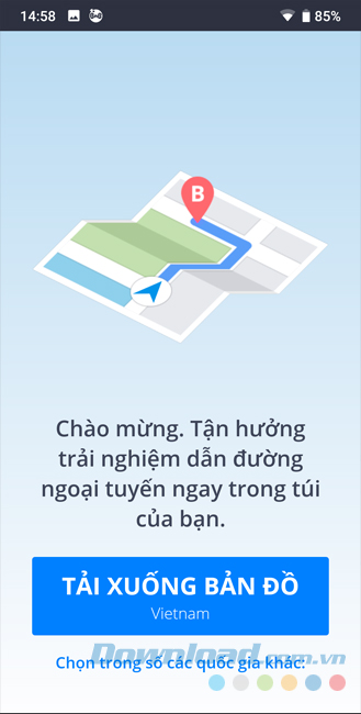 Tải bản đồ mới