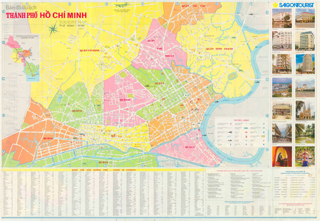 Bản đồ du lịch TP HCM
