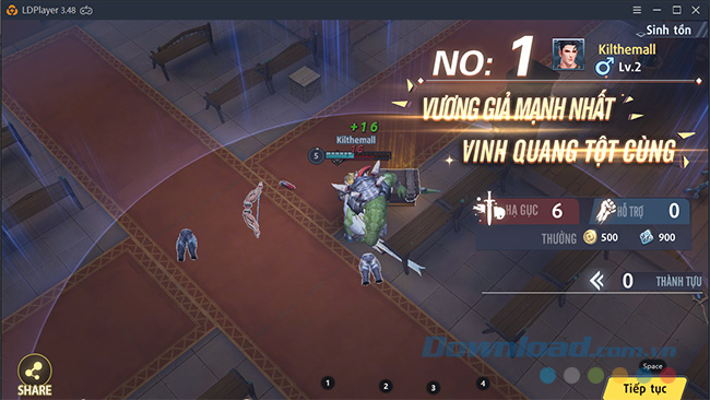 Hoàn thành bàn chơi 