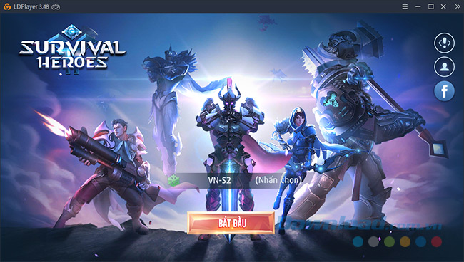 Bắt đầu vào chơi game