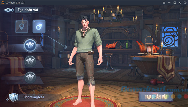 Chọn nhân vật chơi Survival Heroes