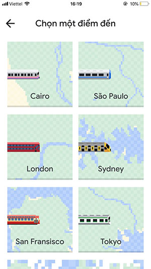 Lựa chọn thành phố