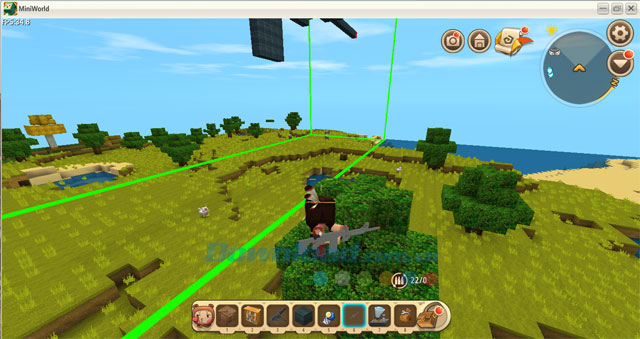 Bàn thu nhỏ đồ vật