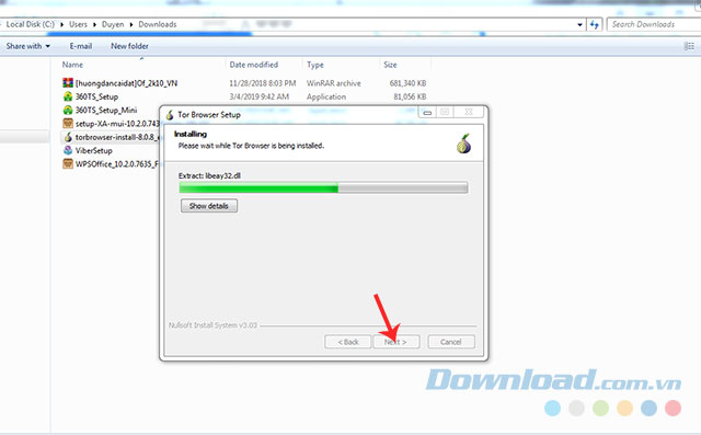 Chờ cho tiến trình hoàn thành