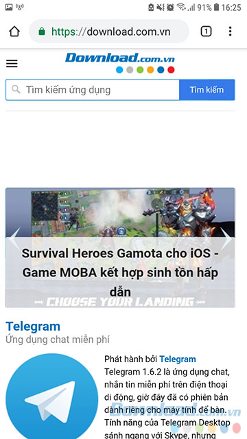 Trang sau khi đã làm mới