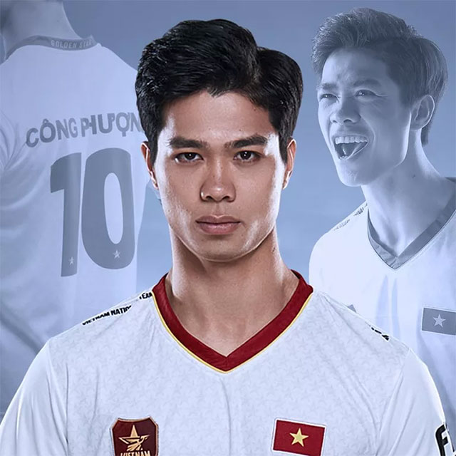 Hình ảnh Công Phượng trong game FIFA 19