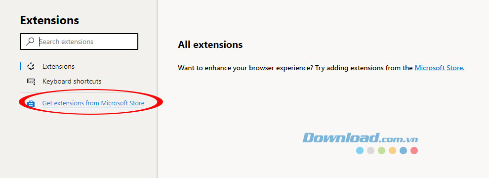 Đến kho ứng dụng Microsoft Store