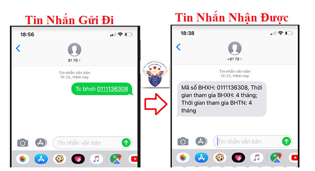 Tra cứu thời gian tham gia BHXH bằng tin nhắn
