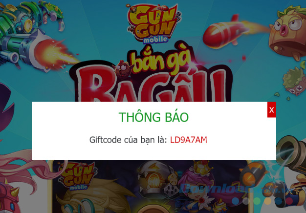 Mã quà tặng 