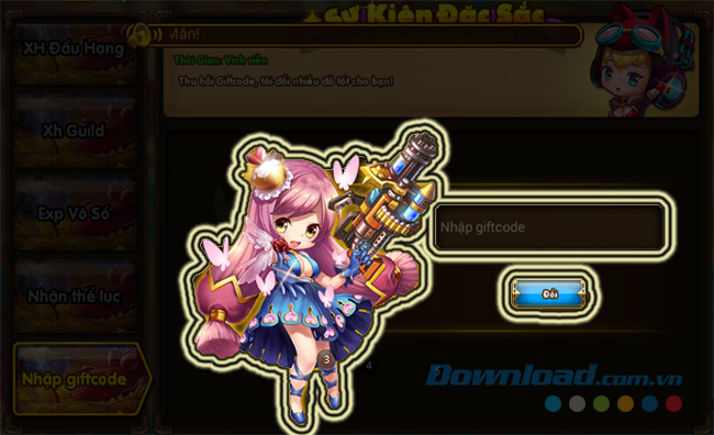 Nhấn vào đổi code