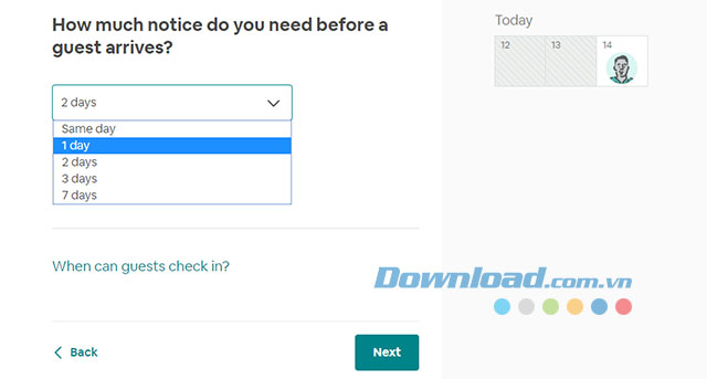 Thông báo trước dành cho chủ nhà