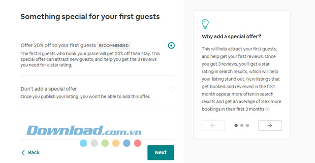 Giảm giá cho những khách hàng đầu tiên