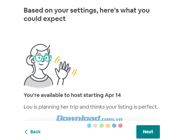 Thời điểm bắt đầu đăng bán phòng có hiệu lực