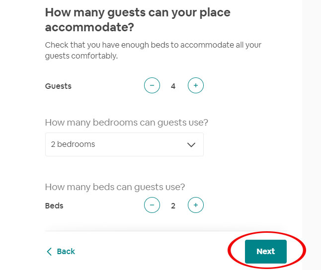 Số người có thể ở trong căn hộ của bạn