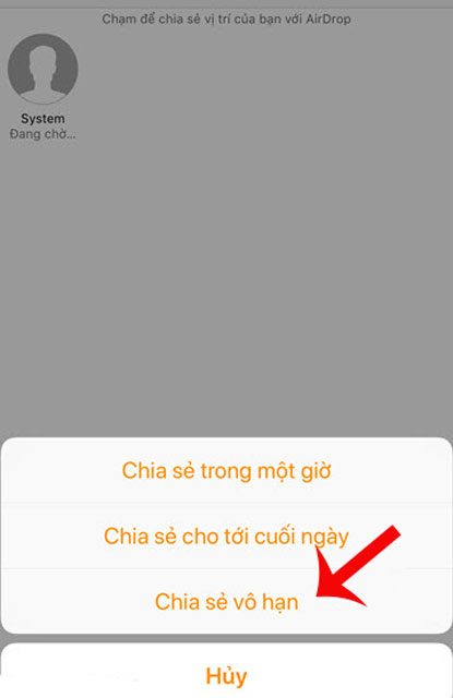 Nhấn Chia sẻ vô hạn