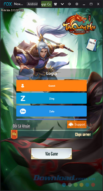 Cài đặt thành công game Tân Chưởng Môn VNG