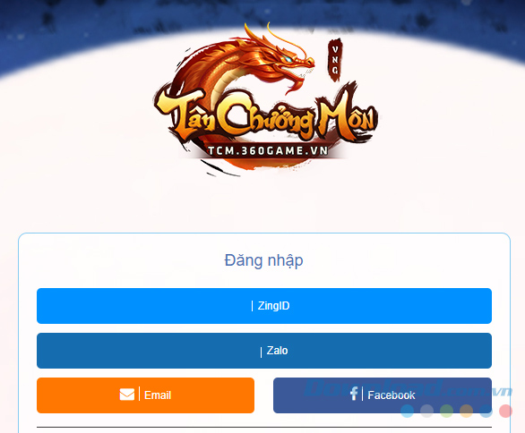 Đăng nhập vào tài khoản game 