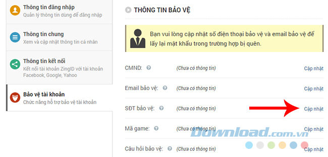 Bảo vệ tài khoản