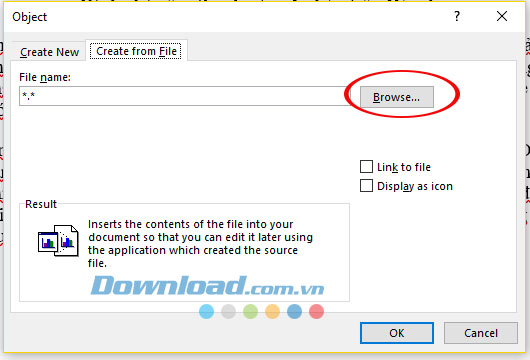 Chọn file âm thanh từ máy tính