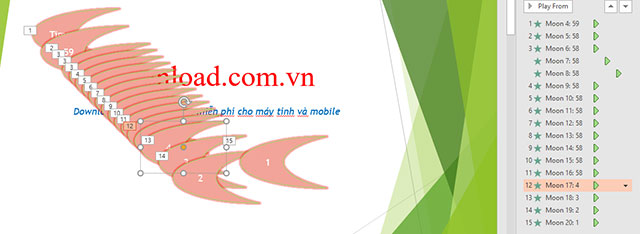 Di chuyển các hình vẽ theo cụm