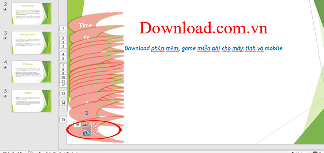 Đưa âm thanh vào hình vẽ đã tạo