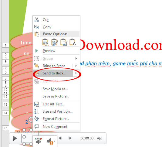 Hoàn thành chèn âm thanh