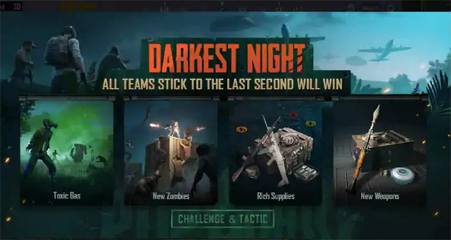 Chế độ Zombie Darkest Night của PUBG Mobile