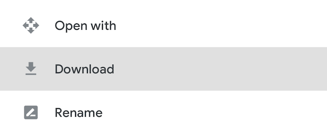 Lựa chọn Download để tải file về máy