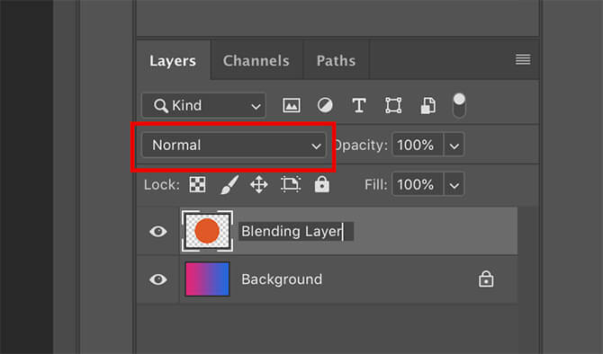 Thử nghiệm với chế độ hòa trộn trong Photoshop
