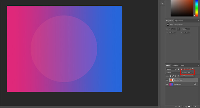 Thay đổi độ mờ của hình ảnh
