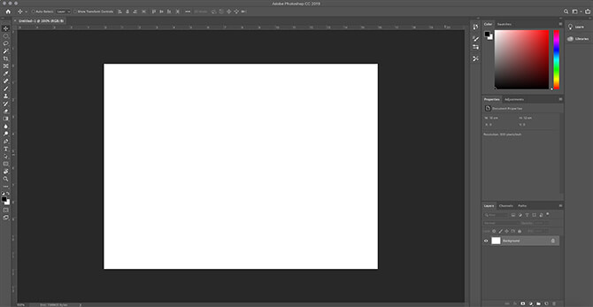 Không gian làm việc trên Blending Mode của Photoshop