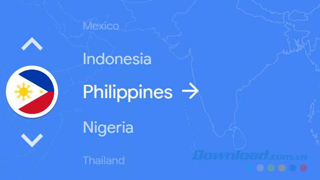 Các quốc gia đang được sử dụng Google WiFi free