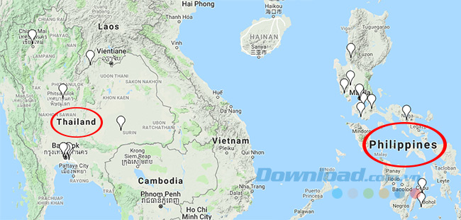 Hoạt động của Google Station ở Thái Lan và Philippines