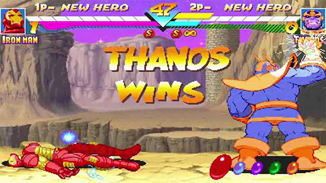 Game đối kháng Marvel Super Heroes