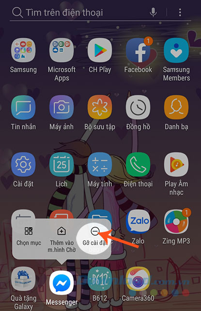 Gỡ ứng dụng Messenger