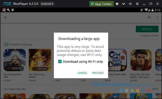 Nhấn chọn Proceed