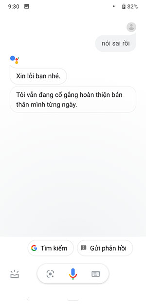 Nói chuyện cùng Google Assistant