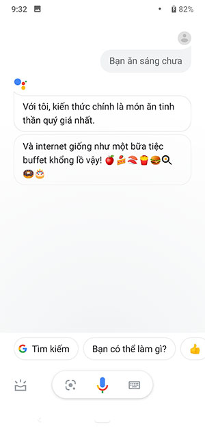 Trò chuyện vui cùng Google