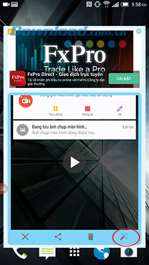 Chỉnh sửa video đã quay