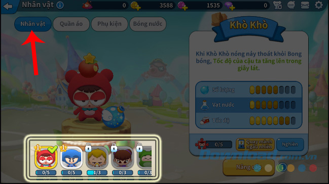 Danh sách nhân vật trong BnB M