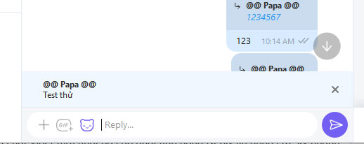 Reply tin nhắn bạn bè trên Viber