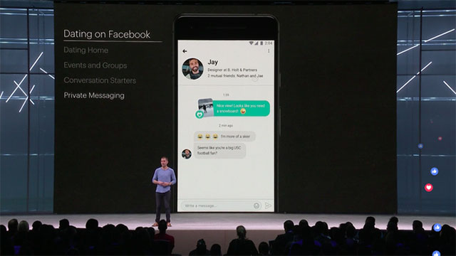 Nhắn tin ngay cả khi chưa là bạn