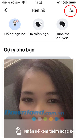 Tùy chỉnh các cài đặt trên Facebook Dating