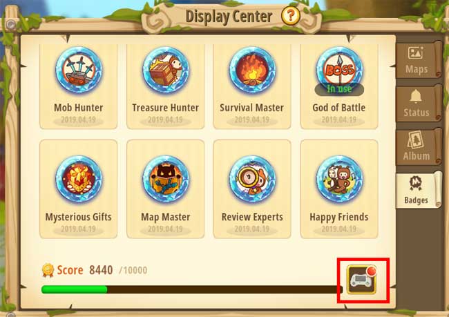 Display Center trong Mini World