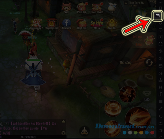 Biểu tương bàn phím ảo của Nox