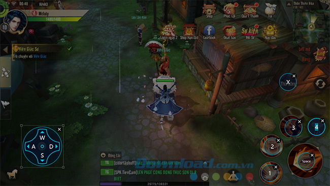 Thiết lập phím tắt chơi Thục Sơn Kỳ Hiệp