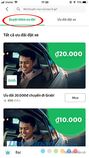 Lựa chọn ưu đãi